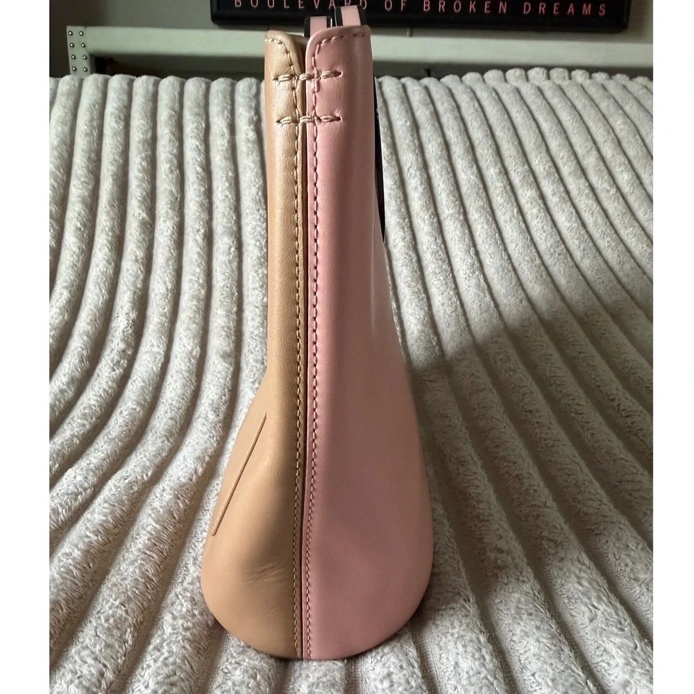 Kate Spade New York Betty Medium Tote Pink Italian Leather Resin Ring Handles